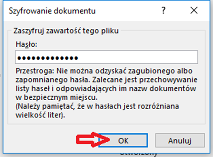 szyfrowanie w WORD / EXCEL szyfrowanie w WORD / EXCEL