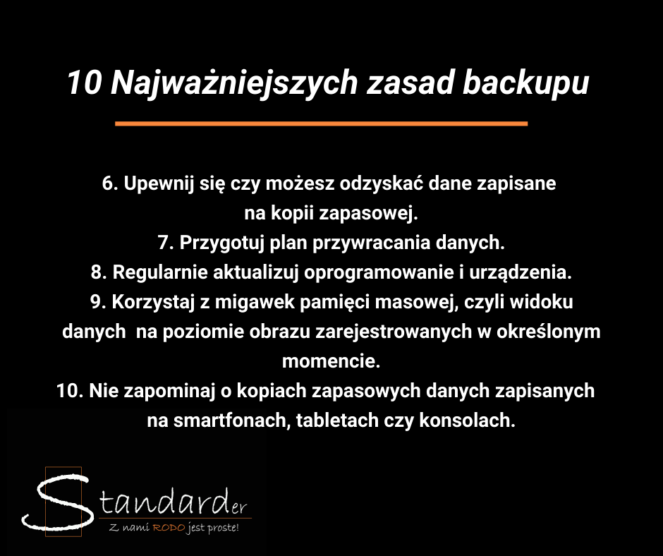 zasady backupu danych zasady backupu danych